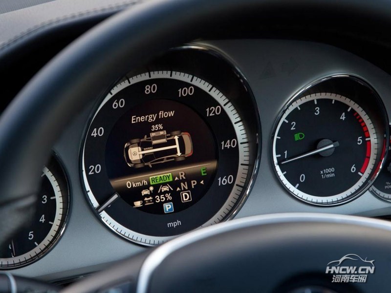 2013款奔驰E300 中控台