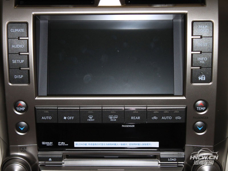 2011款 GX400 中控台
