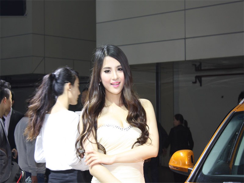 大河春季车展之奥迪车模 外观
