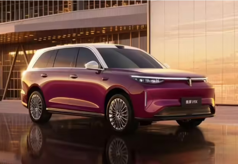 长城魏牌 V9X 六座 SUV 内饰细节公布，集齐“冰箱、彩电、大沙发”
