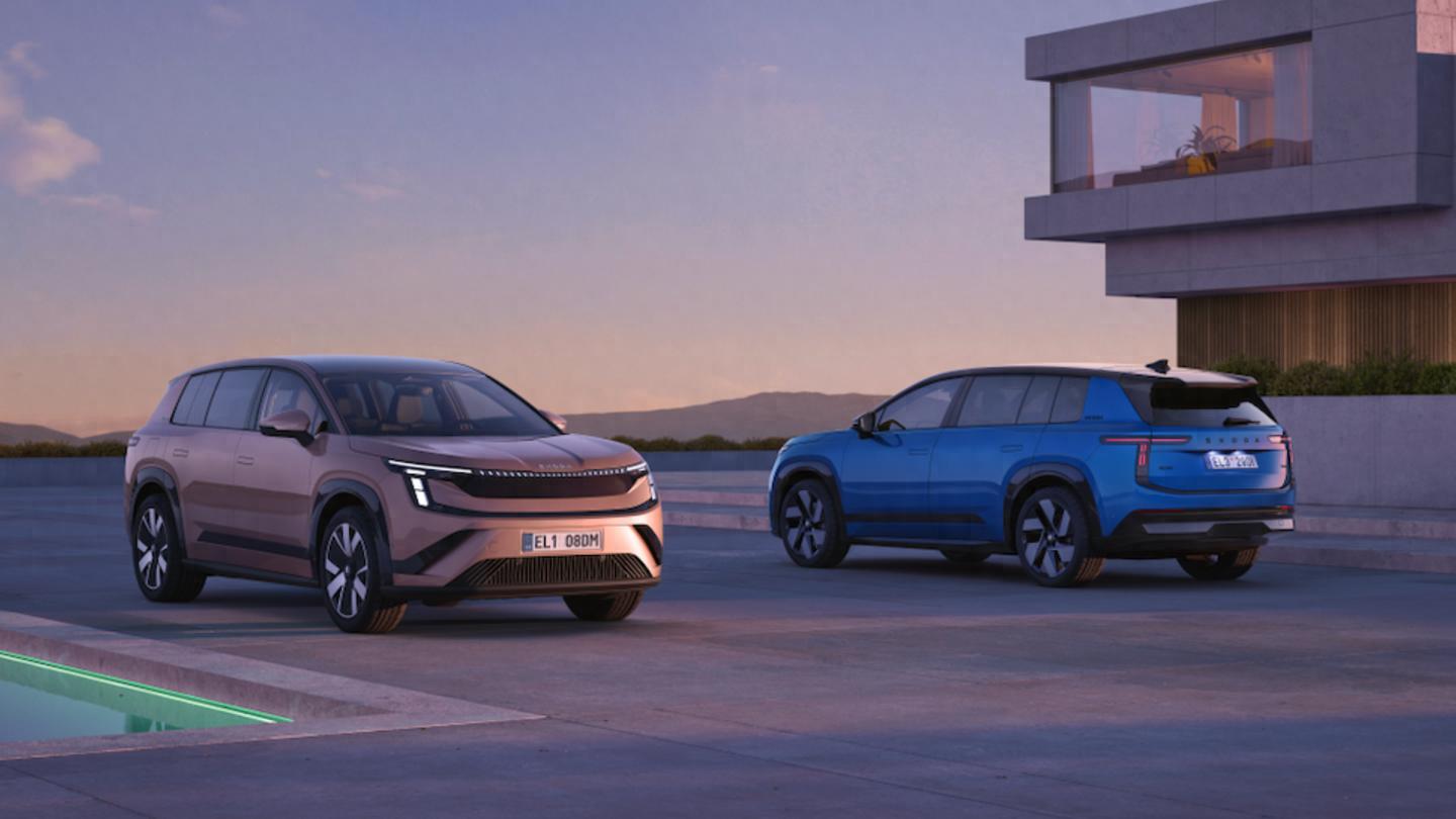 斯柯达旗舰七座纯电SUV Peaq发布：91kWh版续航超600km