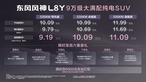 9.19万元起，东风风神L8Y满配上市，为年轻家庭而来